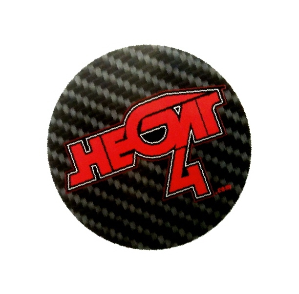 HEGAR4 Carbon/red 3.5" diameter decal HEGAR4 Carbon/red 3.5" diameter decal