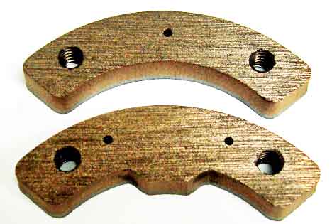 Brake pad set for the Hegar 4.5" brake Brake pad set for the Hegar 4.5" brake